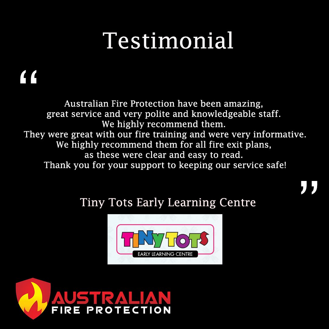 Testimonial from tiny tots early learning centre