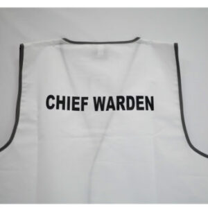 Chief Warden Vest White