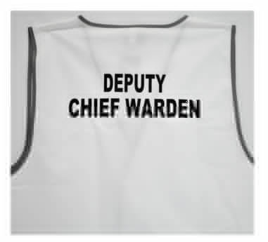 deputy chief warden vest